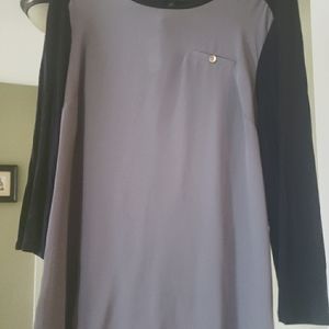 LIMITED top XL navy grey long-sleeved NWT